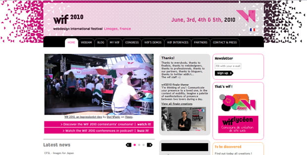 wif2010 WIF (Webdesign International Festival)