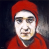 Portrait de Luca, 60x60 cm, huile sur bois, 1993-1998.