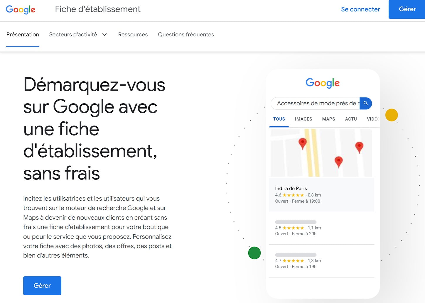 Gérer sa fiche Google Business Profile (Google My Business)