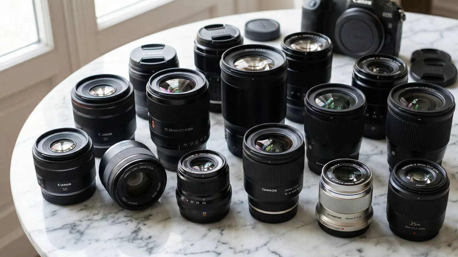 Libérez Votre Vision : Le Pouvoir d’un Objectif 50mm à Distance Fixe en photographie 3 objectifs 50 mm