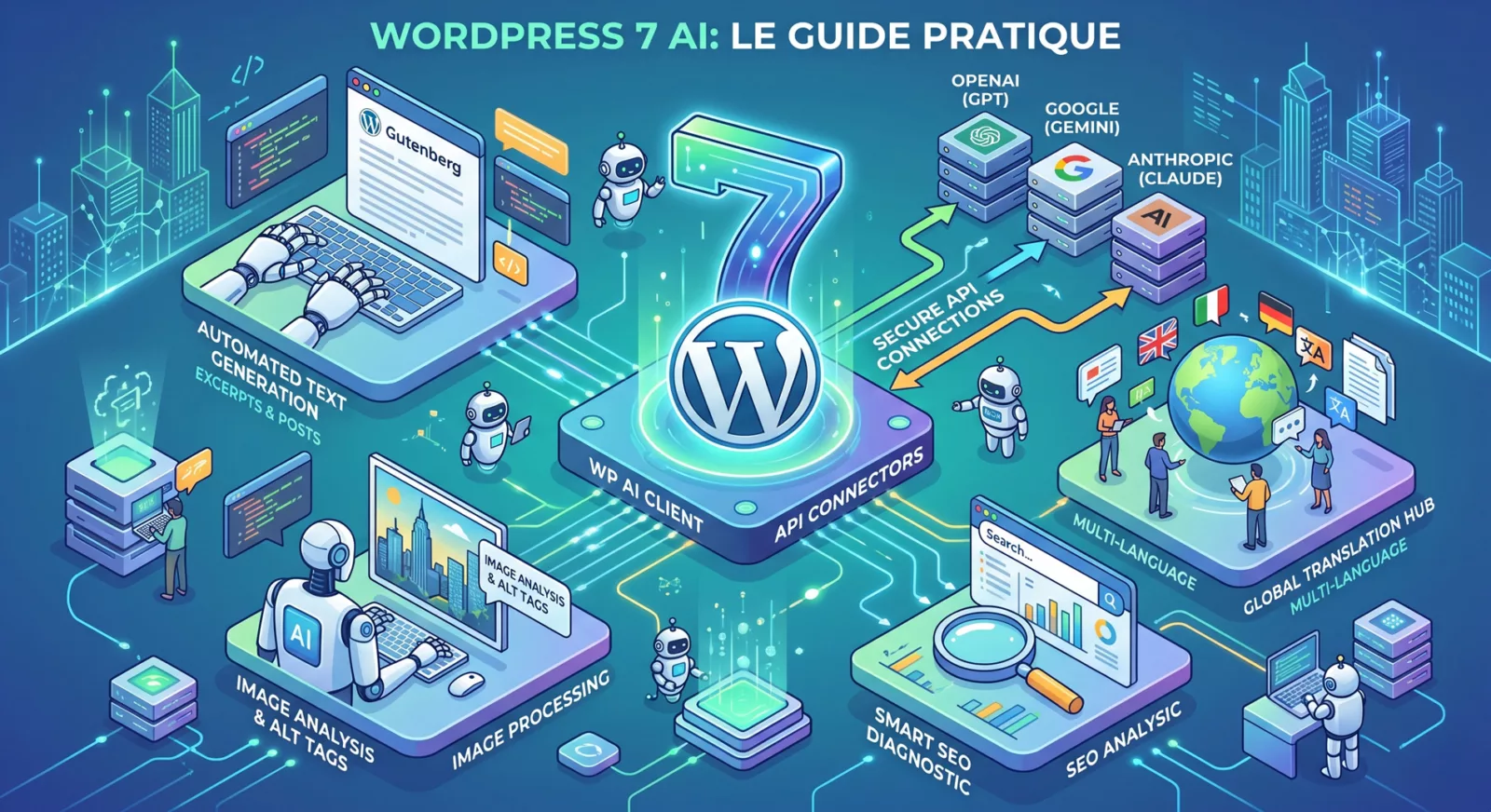 WordPress 7 IA : Le Guide Pratique pour Booster votre Site 1 WordPress 7 IA